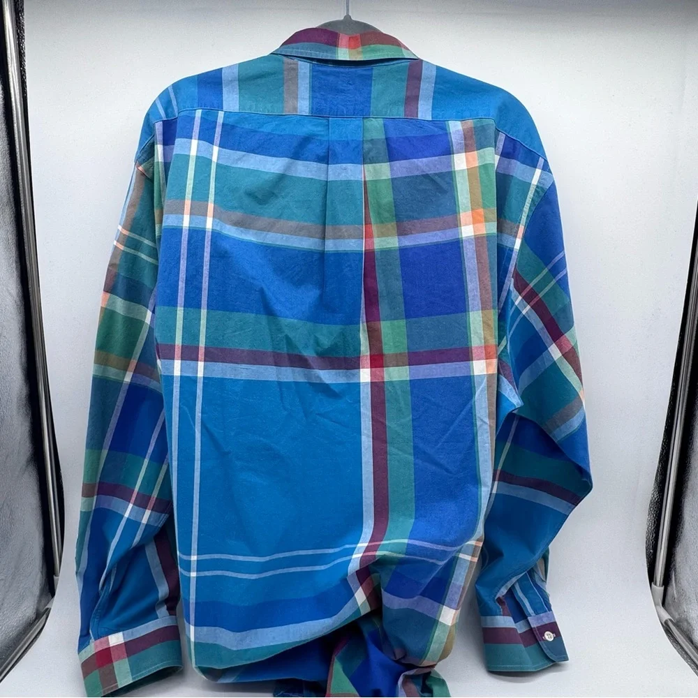 Polo by Ralph Lauren Men's Colorful Plaid‎ Shirt, Size XL
